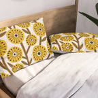 Mid Century Garden #1 Pillow Sham Gallery Image 2