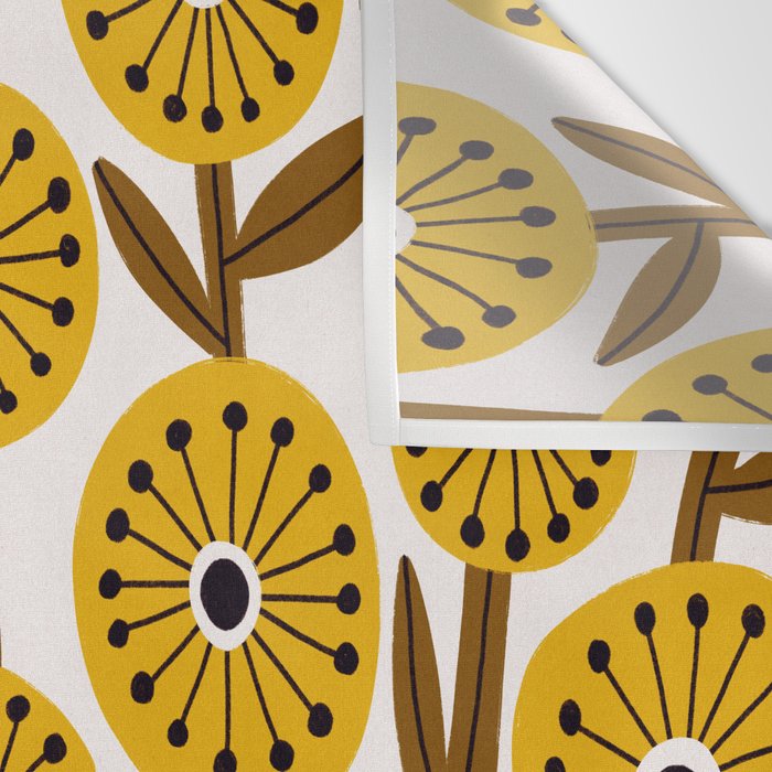 Mid Century Garden #1 Wall Tapestry Gallery Image 3
