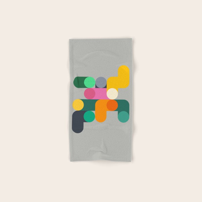 Modern Geometric 85B Bath Towel Gallery Image 1