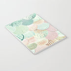 MERMAID SHELLS - MINT & ROSEGOLD Notebook Gallery Image 3