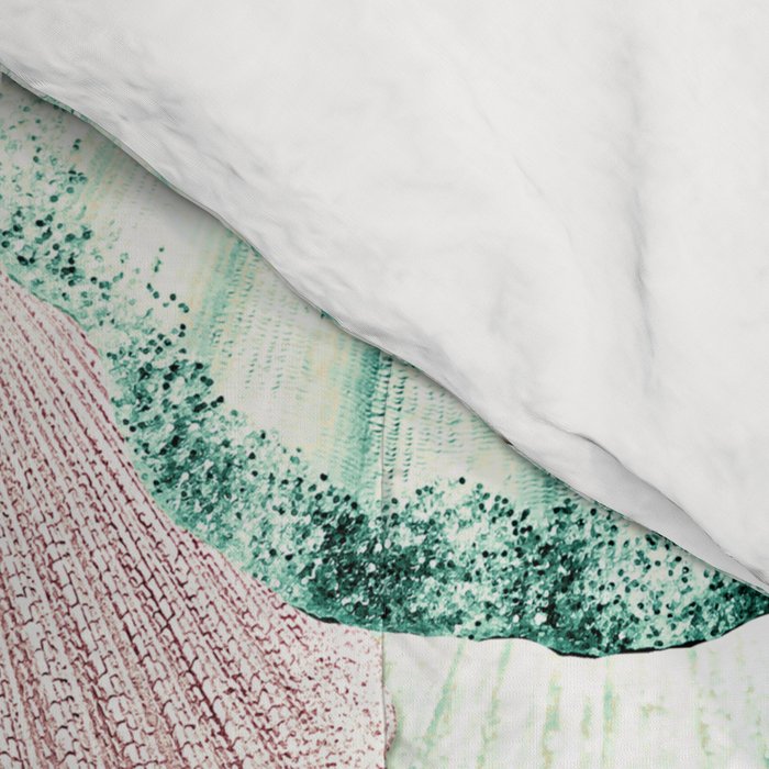 MERMAID SHELLS - MINT & ROSEGOLD Comforter Gallery Image 4