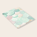MERMAID SHELLS - MINT & ROSEGOLD Notebook Gallery Image 2