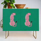 The Stare: Pink Cheetah Edition Credenza Gallery Image 1