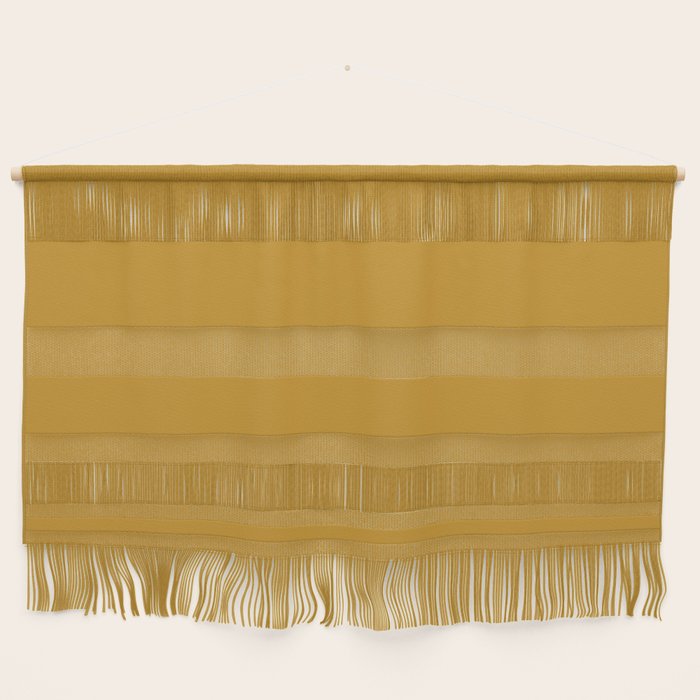 Morocco Mustard Gold Solid Colour Wall Hanging Gallery Image 1