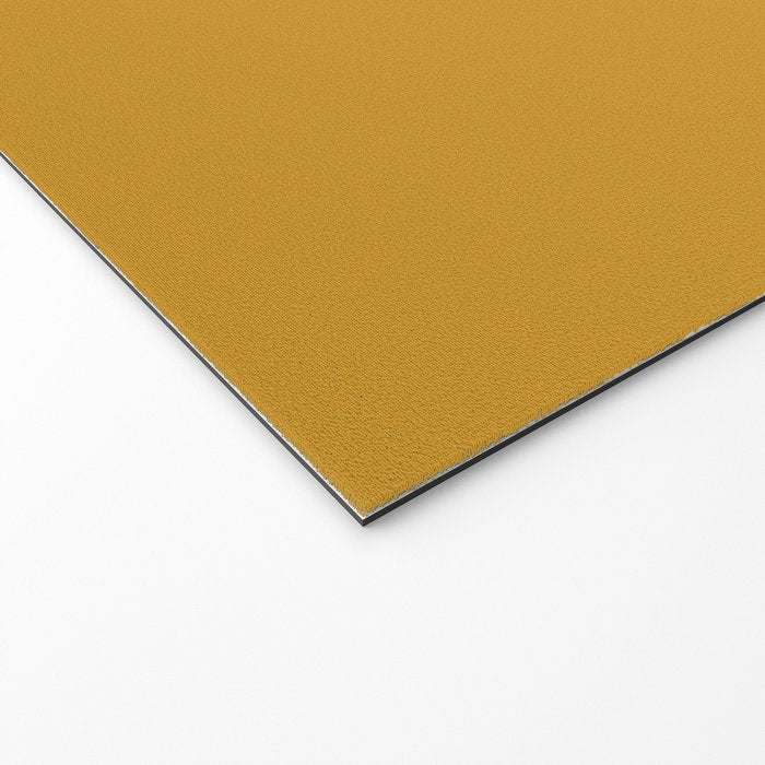 Morocco Mustard Gold Solid Colour Welcome Mat Gallery Image 2