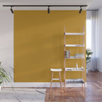 Morocco Mustard Gold Solid Colour Wall Mural Gallery Image 1