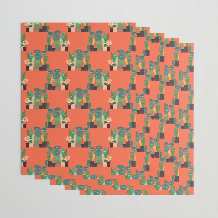 The plants are watching (paranoidos maximucho) Wrapping Paper Gallery Image 3