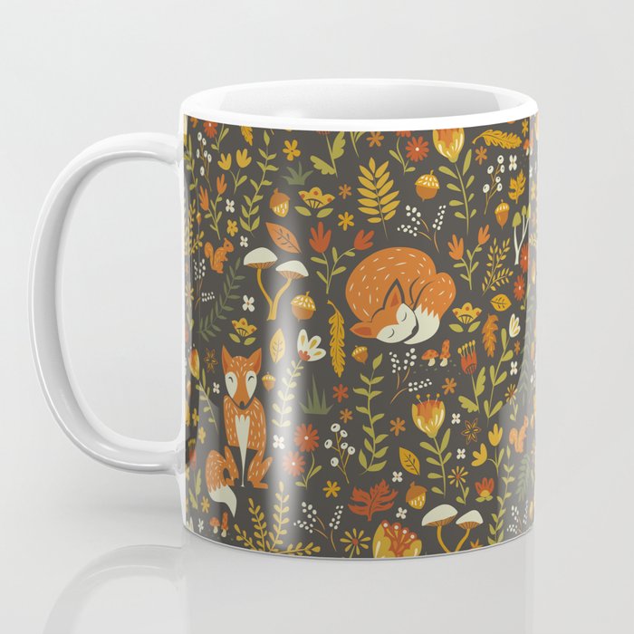 Fox in an Autumn Garden Coffee Mug Gallery Image 3
