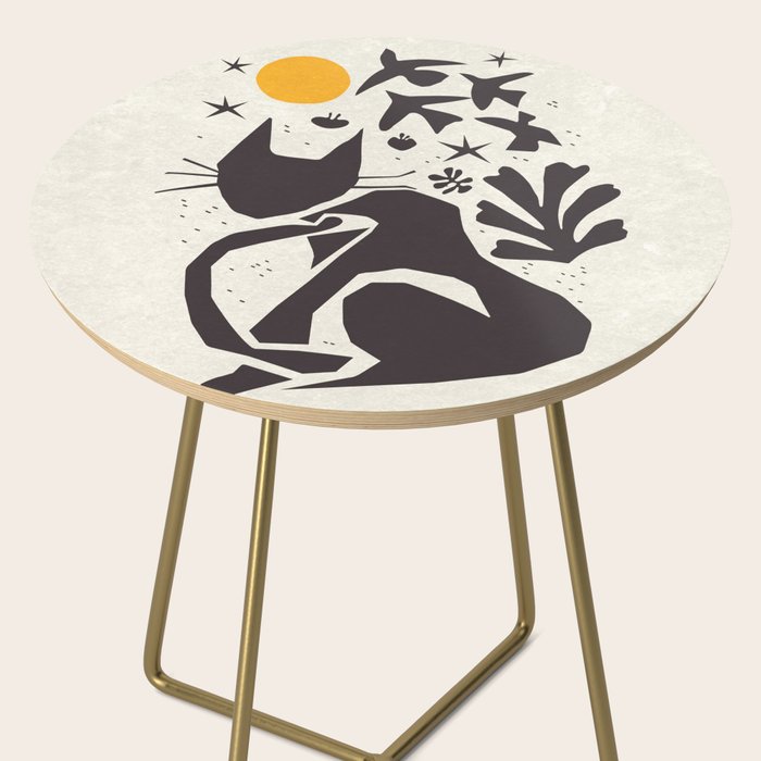 Matisse Cat Artwork Side Table Gallery Image 2
