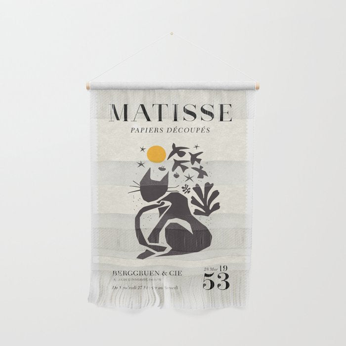 Matisse Cat Artwork Wall Hanging Gallery Image 1