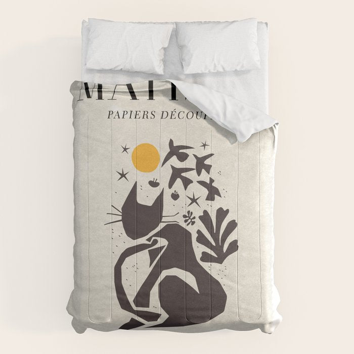 Matisse Cat Artwork Comforter Gallery Image 1