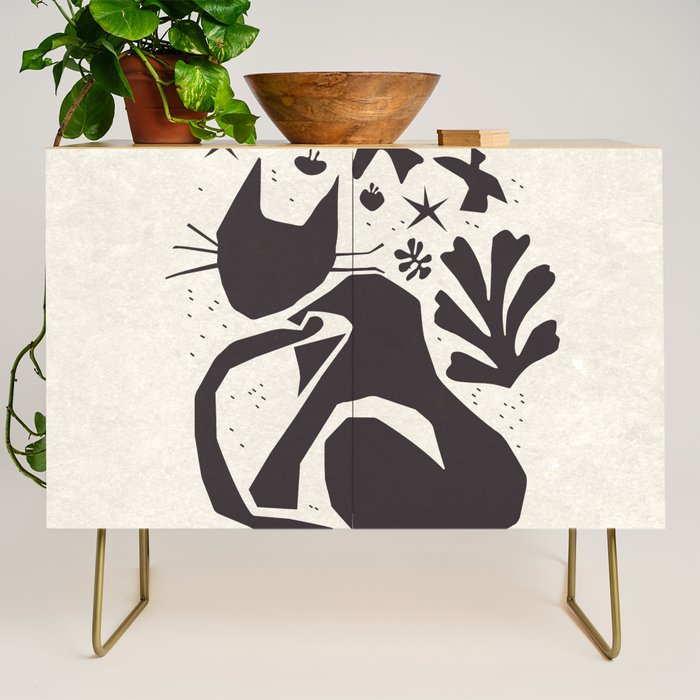Matisse Cat Artwork Credenza Gallery Image 1