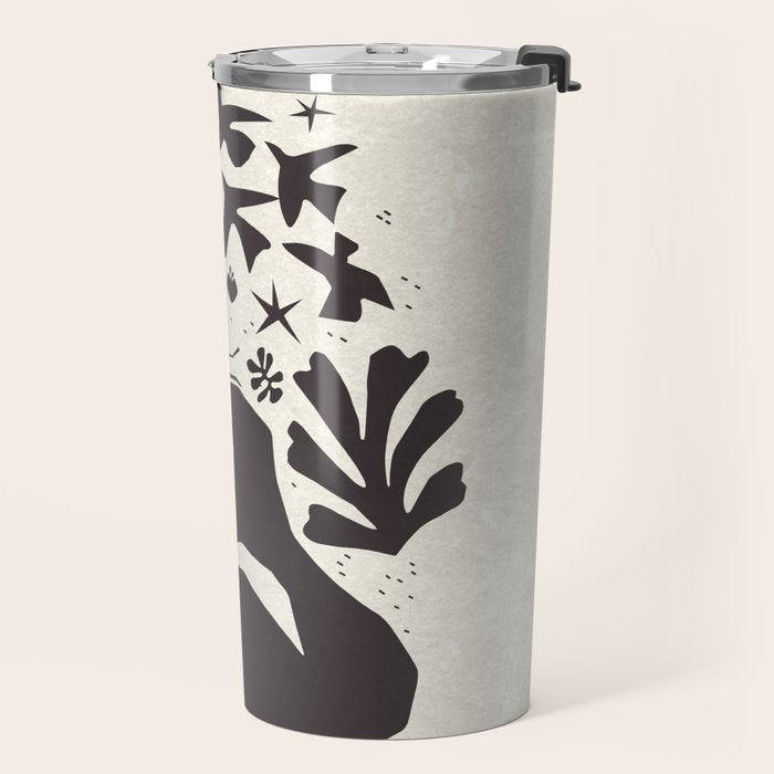 Matisse Cat Artwork Travel Mug Gallery Image 2