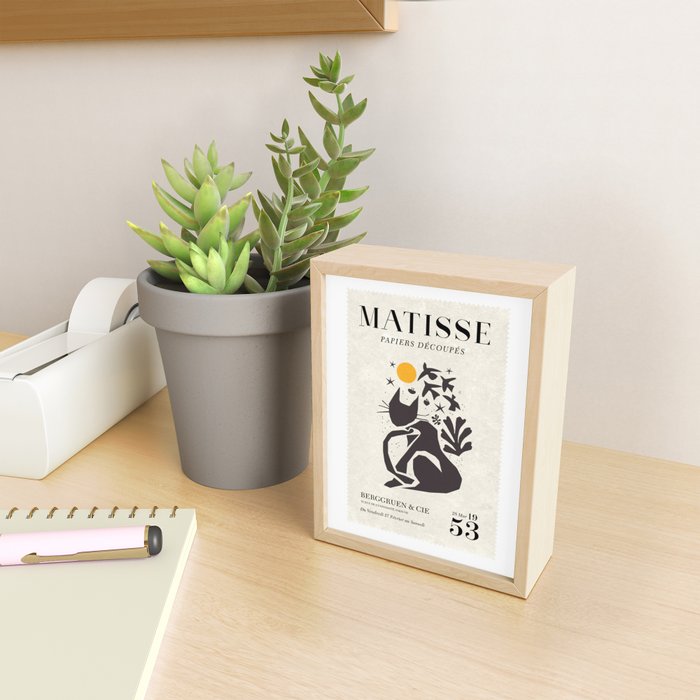 Matisse Cat Artwork Mini Art Print Gallery Image 2