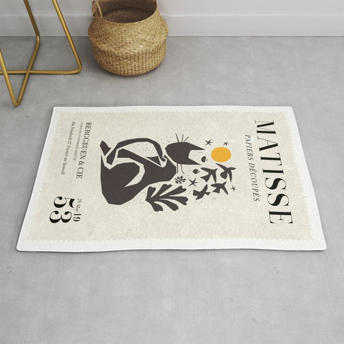 Matisse Cat Artwork Rug Gallery Image 1