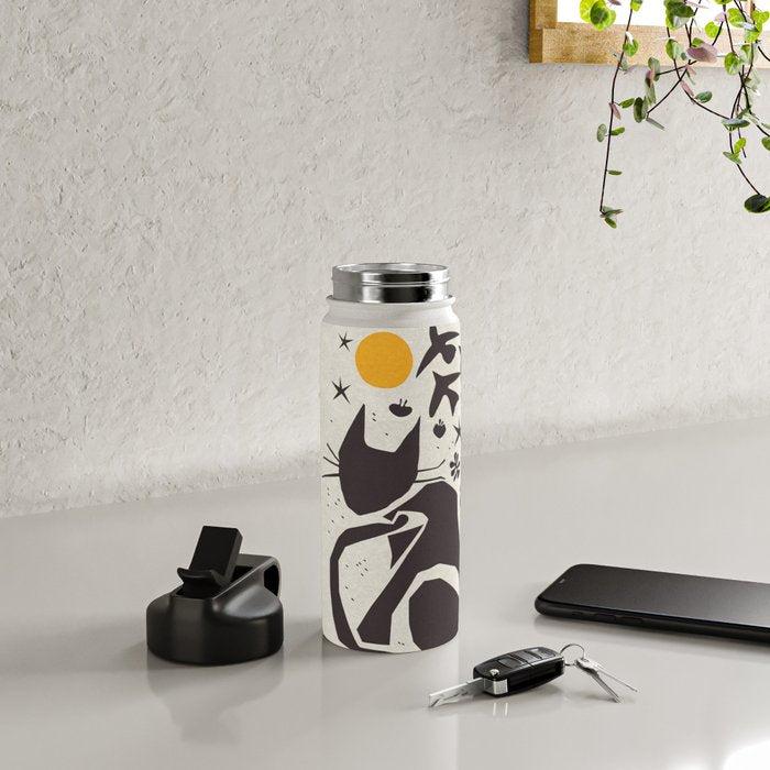 Matisse Cat Artwork Water Bottle Gallery Image 4