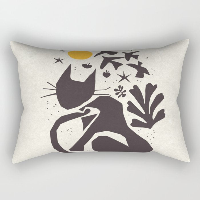 Matisse Cat Artwork Rectangular Pillow Gallery Image 2