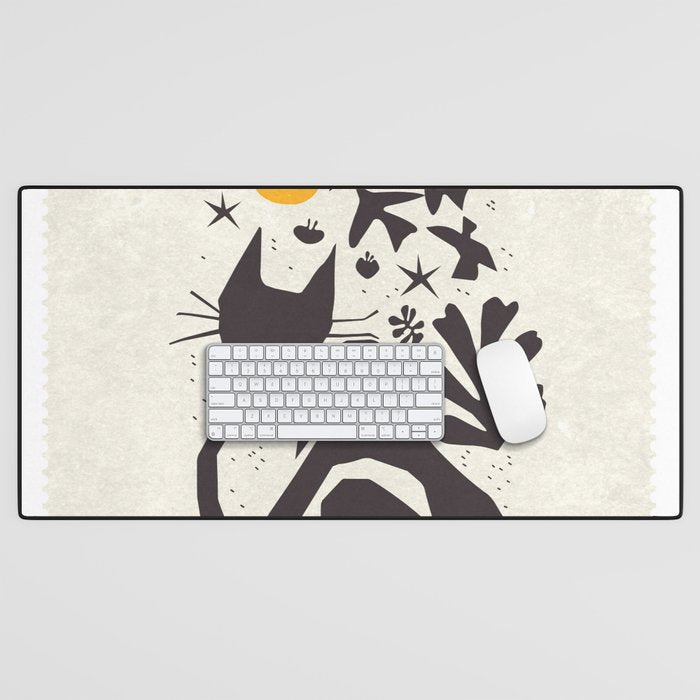 Matisse Cat Artwork Desk Mat Gallery Image 1