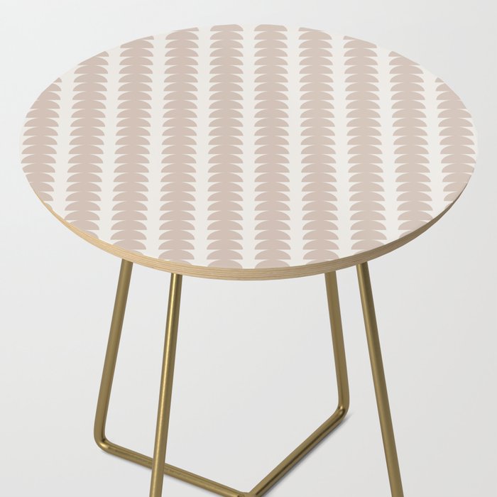 Maude Pattern - Earthy Neutral Side Table Gallery Image 2