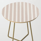 Maude Pattern - Earthy Neutral Side Table Gallery Image 2