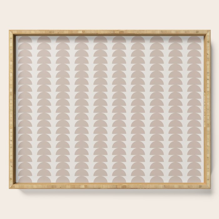 Maude Pattern - Earthy Neutral Serving Tray Gallery Image 1