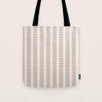 Maude Pattern - Earthy Neutral Tote Bag Gallery Image 1
