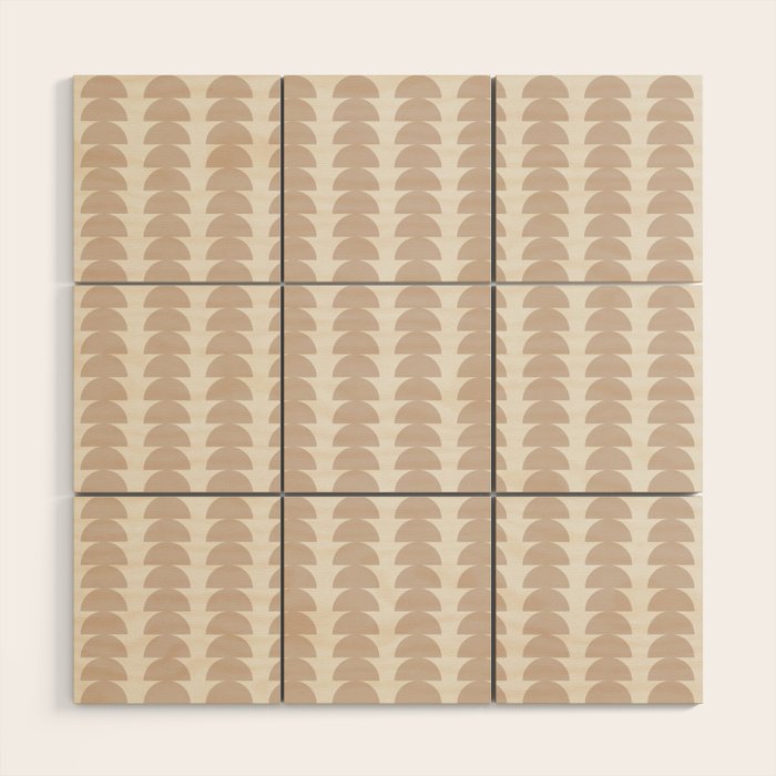 Maude Pattern - Earthy Neutral Wood Wall Art Gallery Image 1