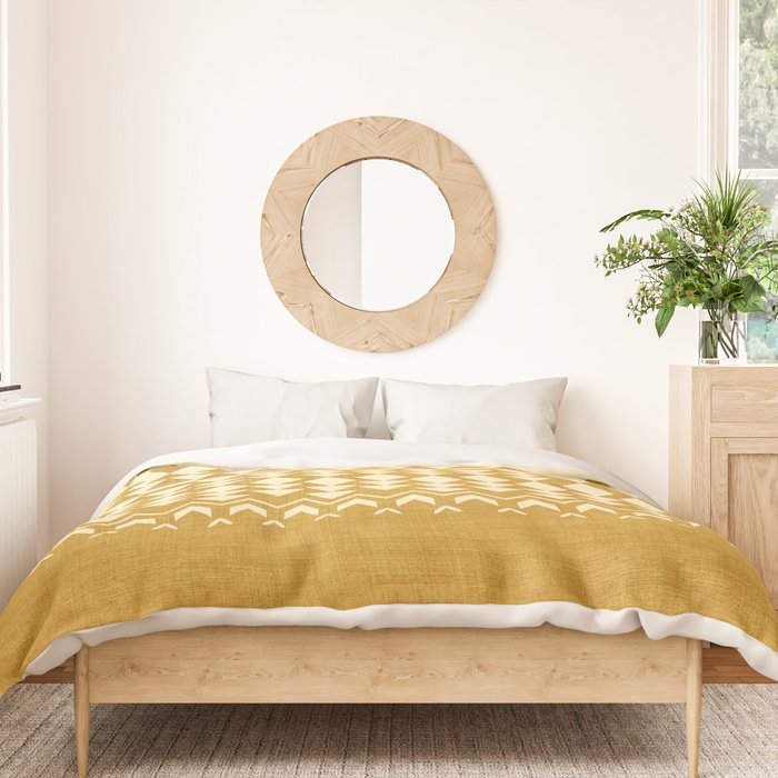 Sollia in Gold Duvet Cover Gallery Image 3