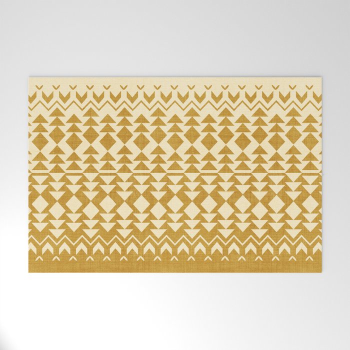 Sollia in Gold Welcome Mat Gallery Image 1