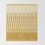 Sollia in Gold Throw Blanket Gallery Image 2