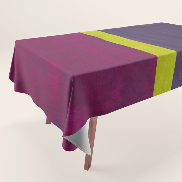 Lime Mauve  Tablecloth Gallery Image 1