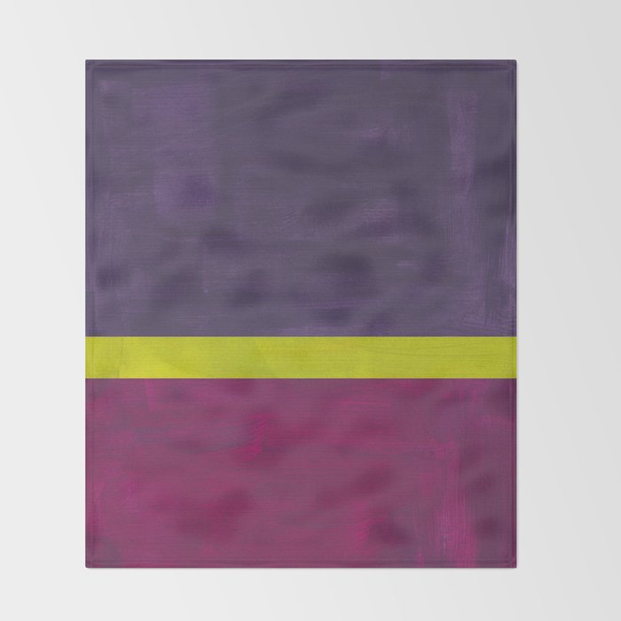 Lime Mauve  Throw Blanket Gallery Image 2
