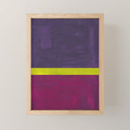 Lime Mauve  Mini Art Print Gallery Image 1