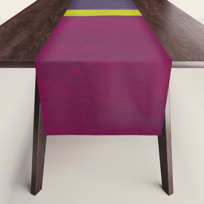 Lime Mauve  Table Runner Gallery Image 1
