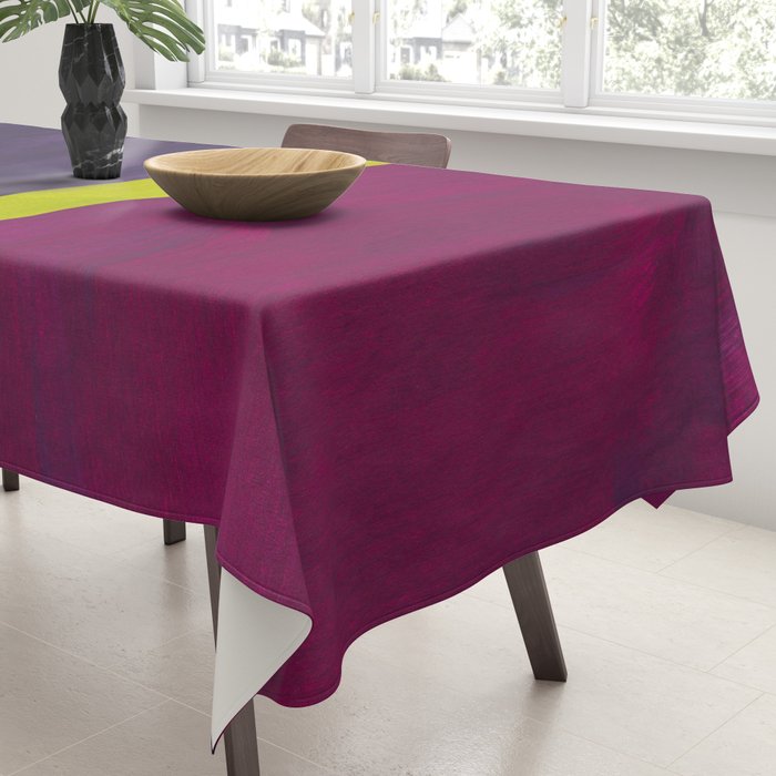 Lime Mauve  Tablecloth Gallery Image 3