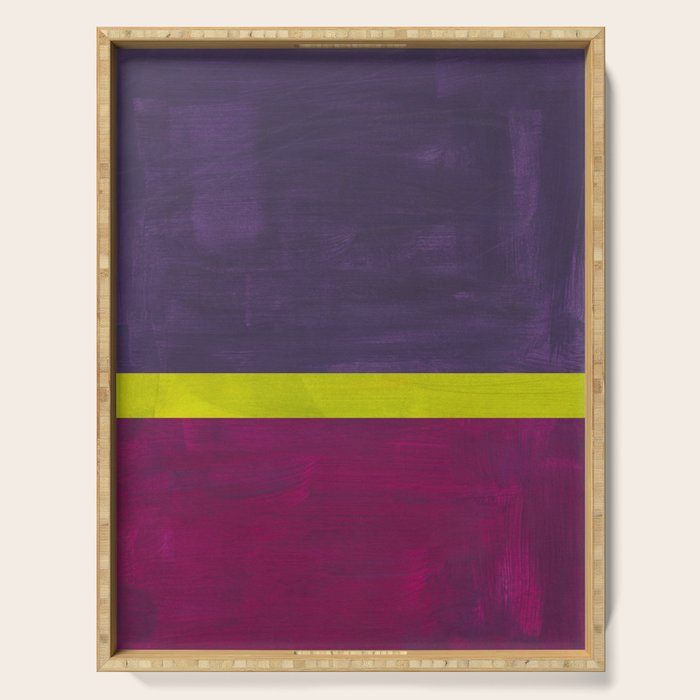 Lime Mauve  Serving Tray Gallery Image 1