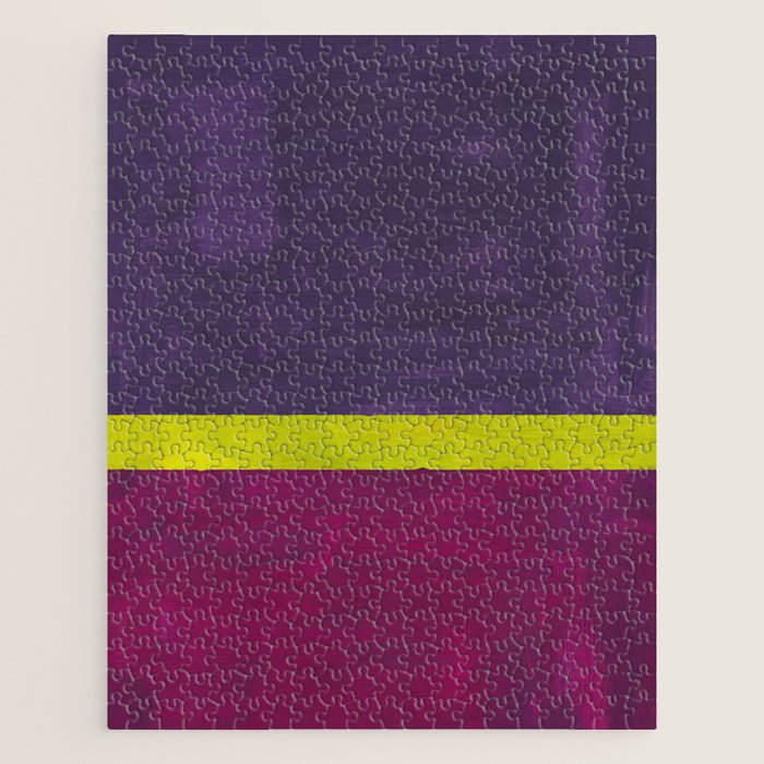 Lime Mauve  Jigsaw Puzzle Gallery Image 1
