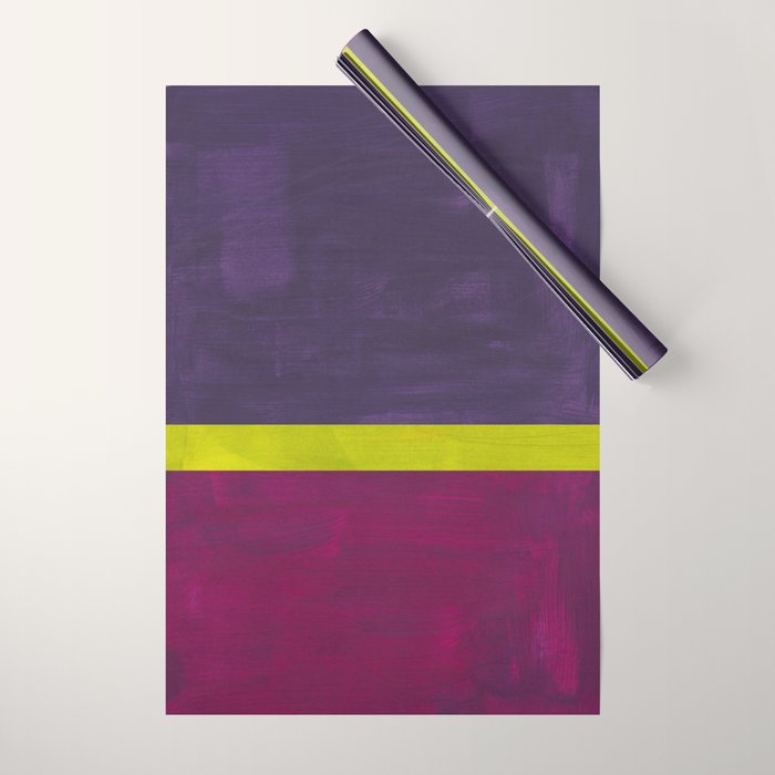 Lime Mauve  Wrapping Paper Gallery Image 1