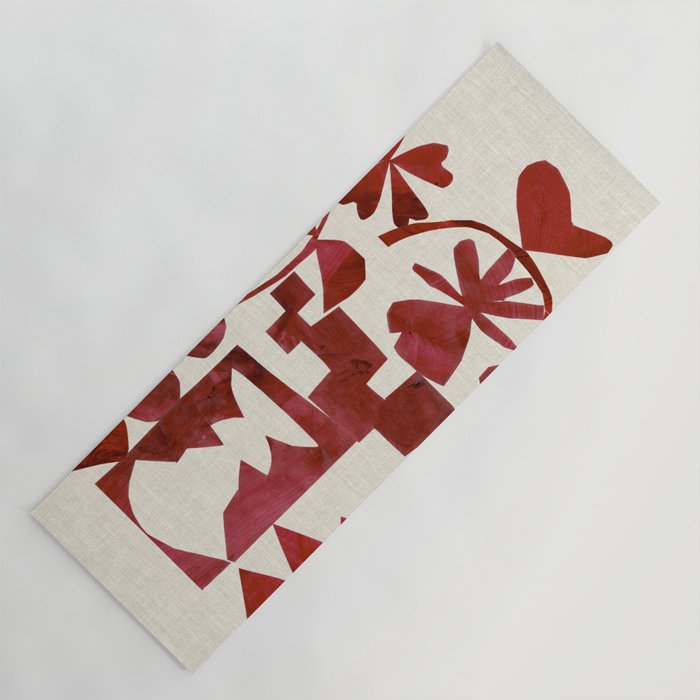 Crimson Diamond Yoga Mat Gallery Image 1