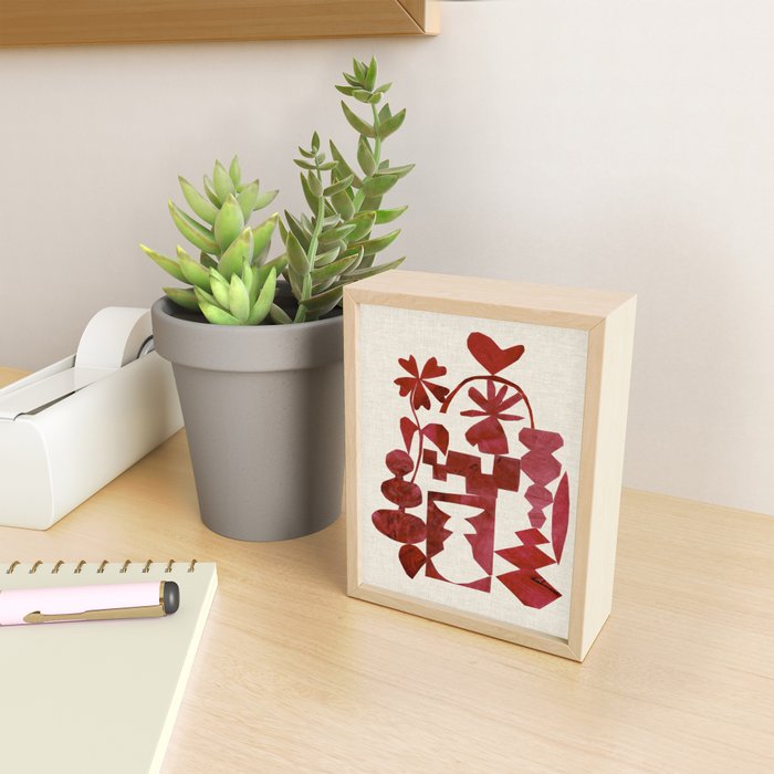 Crimson Diamond Mini Art Print Gallery Image 2