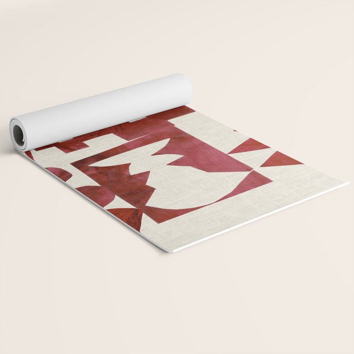 Crimson Diamond Yoga Mat Gallery Image 2