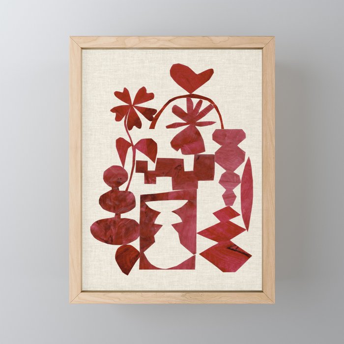 Crimson Diamond Mini Art Print Gallery Image 1