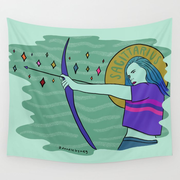 Sagittarius Wall Tapestry Gallery Image 4