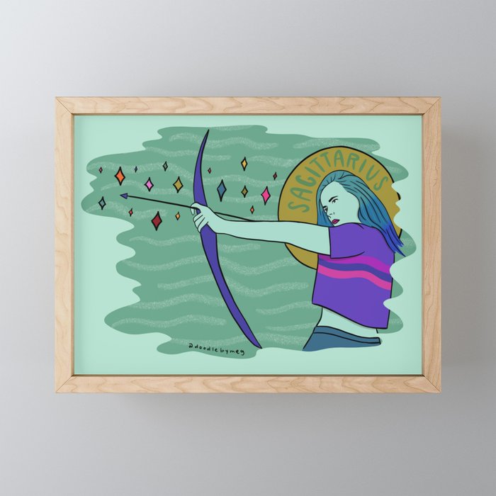 Sagittarius Mini Art Print Gallery Image 1