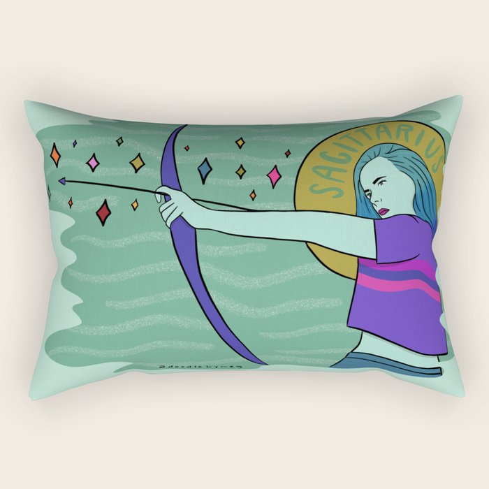Sagittarius Rectangular Pillow Gallery Image 1