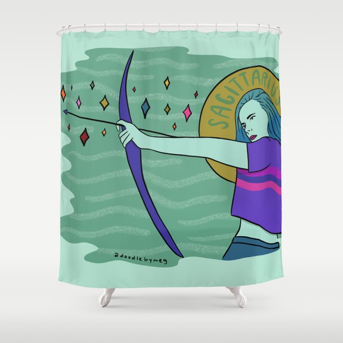 Sagittarius Shower Curtain Gallery Image 1