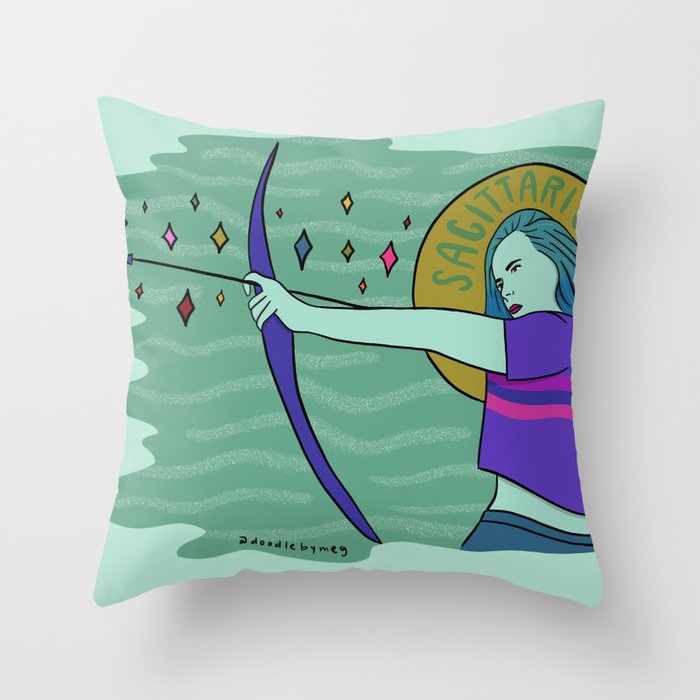 Sagittarius Throw Pillow Gallery Image 1