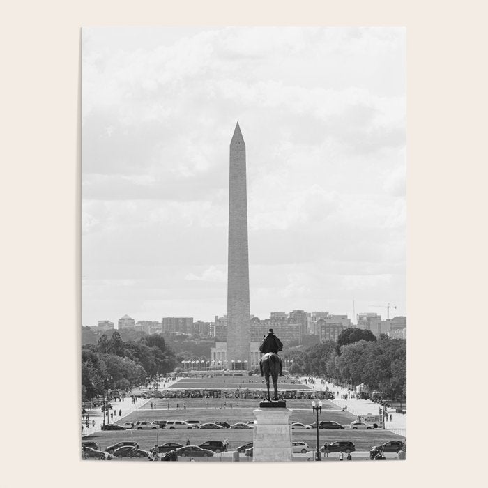 View from the National Mall x Washington DC Photography Poster Gallery Image 1