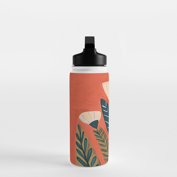 Folk Botanical Bloom Water Bottle Gallery Image 3