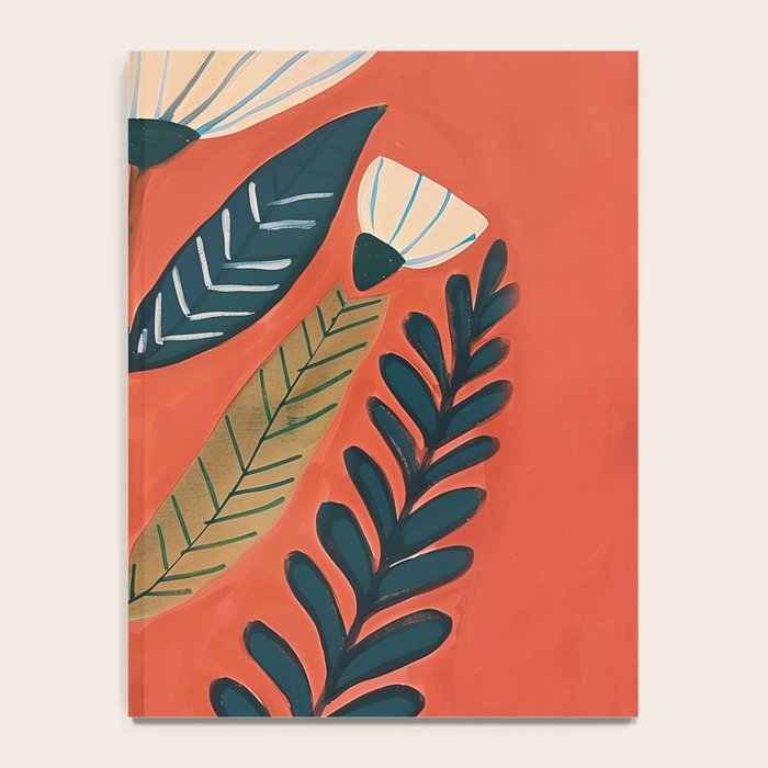 Folk Botanical Bloom Notebook Gallery Image 4